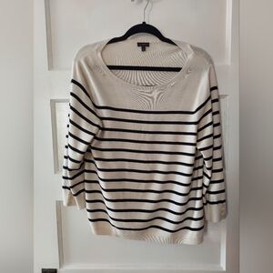 Talbots Nautical Crewneck Sweater